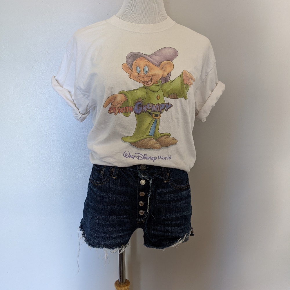 Vintage Disney World "I'm With Grumpy" tee